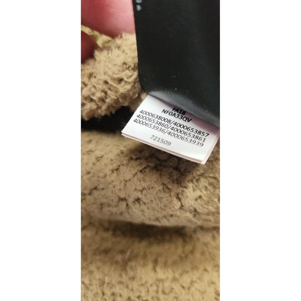 The North Face Campshire Anorak Pullover Brown Sherpa Fleece Gorpcore Size L